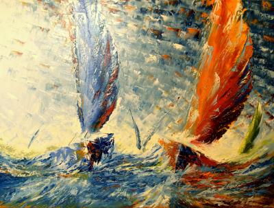 36 X 48 Les deux amants